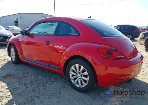 2015 Volkswagen Beetle 1.8T из США, поврежденный, VIN 3VWF17AT9FM612869